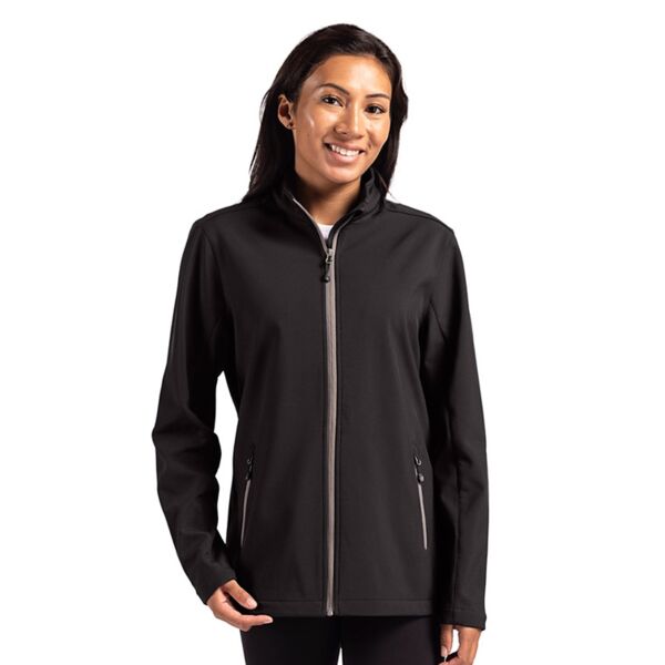 Clique Tempo Eco Stretch Full Zip Womens Softshell Jacket Thumbnail
