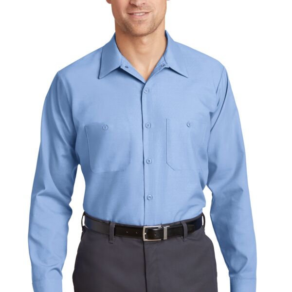 Long Size, Long Sleeve Industrial Work Shirt Thumbnail