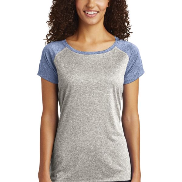 Ladies Heather On Heather Contender Scoop Neck Tee Thumbnail